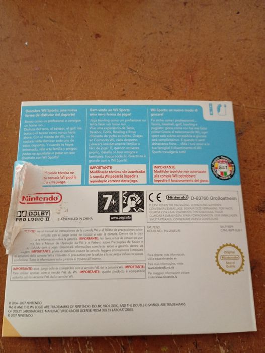 Vendo jogo para a wii