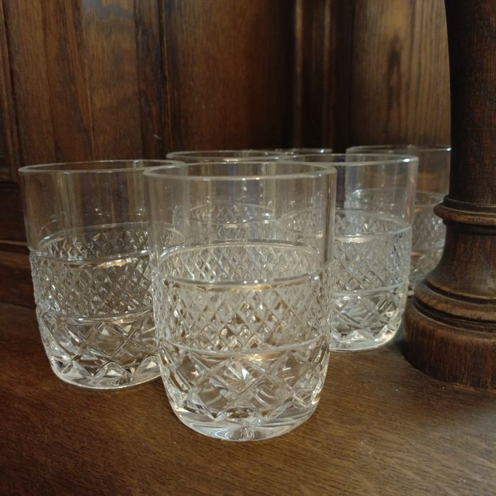Набір склянок для віскі, кришталь 6 шт