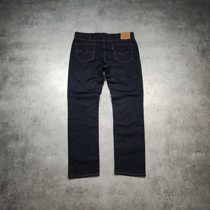 MĘSKIE Spodnie Proste Levis 511 Classic Granatowe PREMIUM Strong Logo