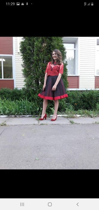 Сукня випускна святкова топ юбка