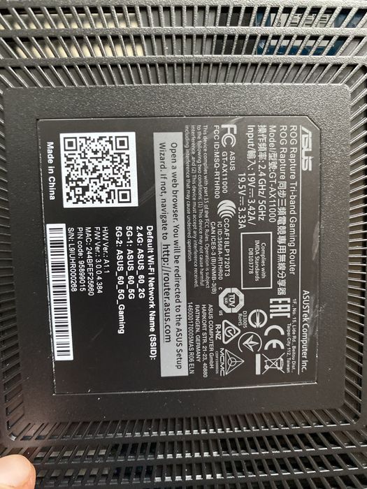 Router Asus ROG GT-AX11000