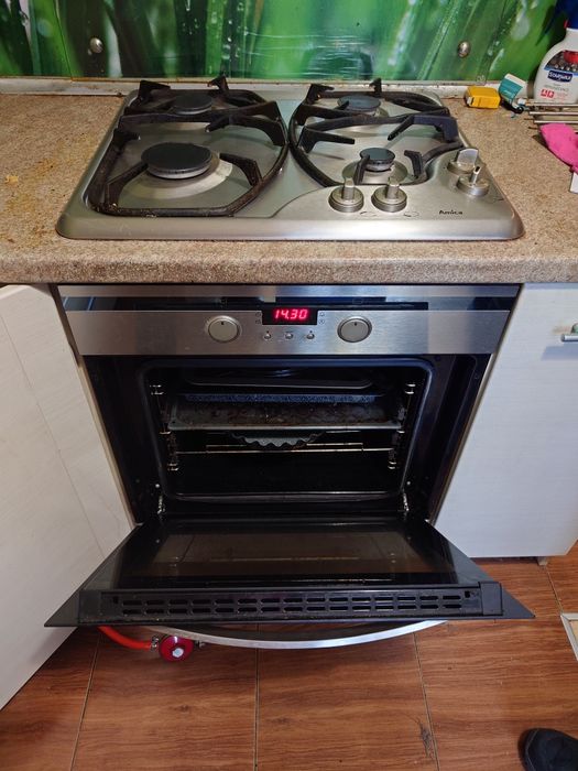 Piekarnik Amica + płyta gazowa Amica  do zabudowy +  butla 11 l