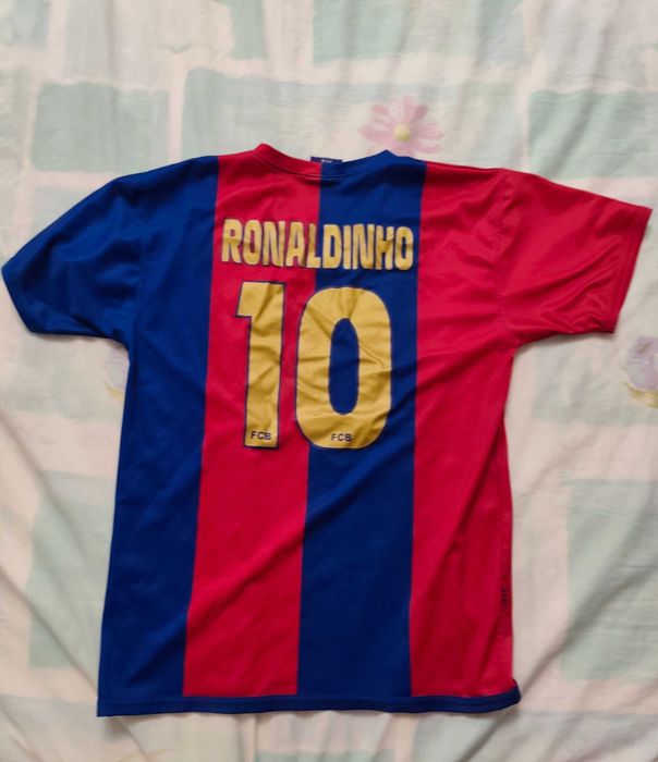 оригінальна дитяча футболка Ronaldinho Barcelona 2007/08