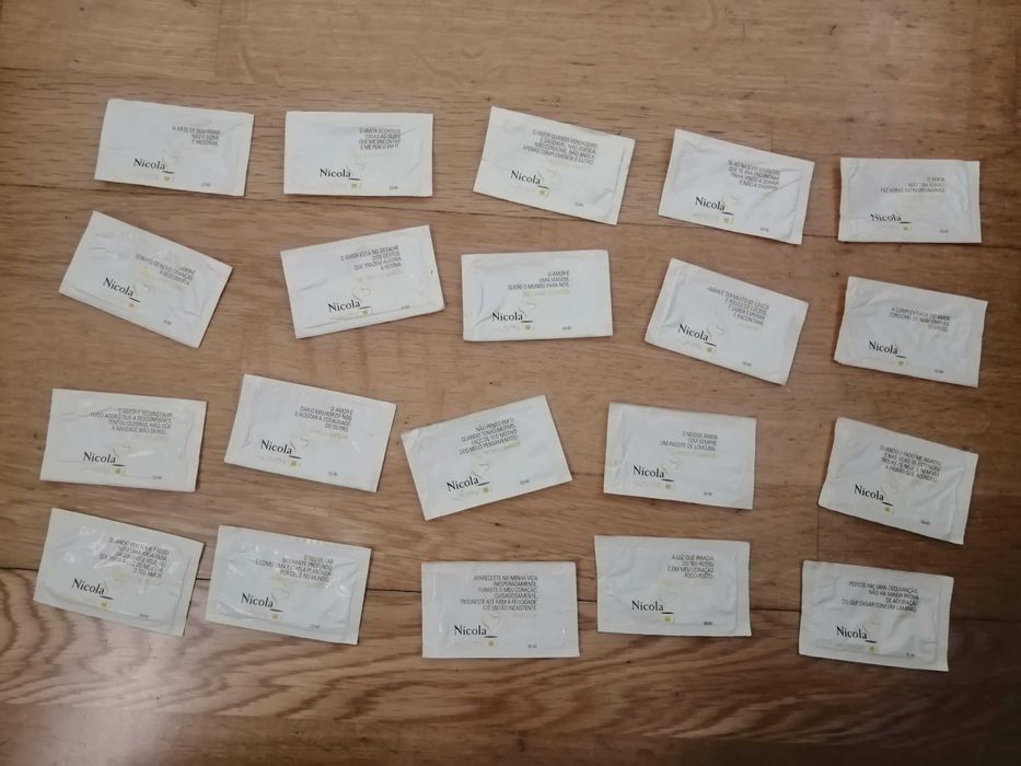 Diversas coleções Pacotes de Açúcar - Nicola