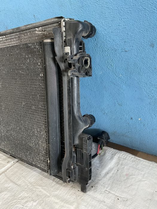 Komplet chłodnica chłodnice wentylator S. Octavia III VW Golf VII UE