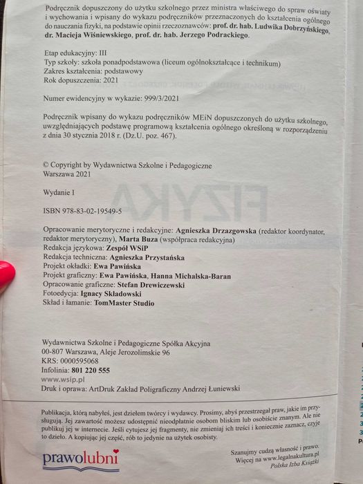 Fizyka 3 podręcznik