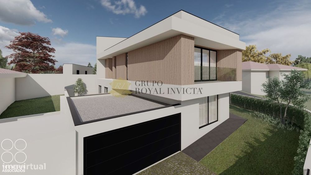 Moradia geminada V3 Superior em construção na Trofa