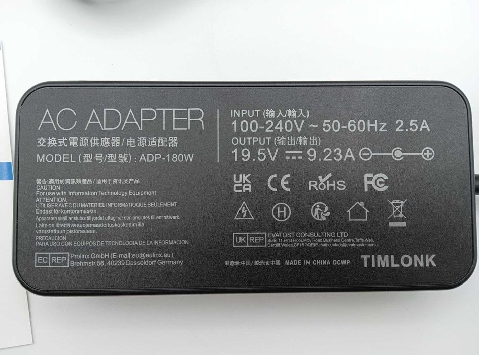 Carregador Para Asus ROG 180W