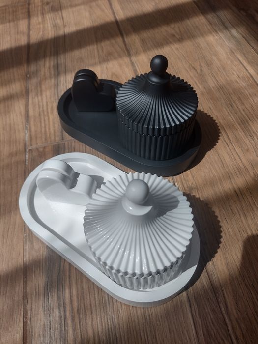 Kit luxo 3 peças organizador de jóias