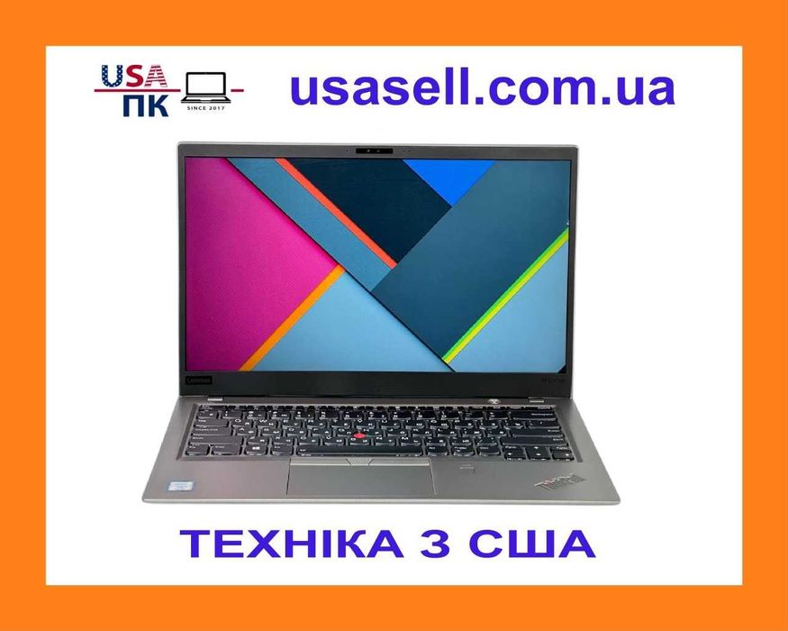 Тонкий Ультрабук Lenovo ThinkPad X1 Carbon | i7-8650u | 16Gb | 256GB