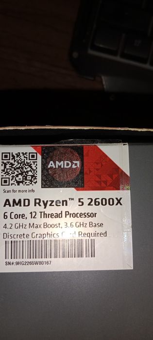 Процессор Ryzen 5 2600x