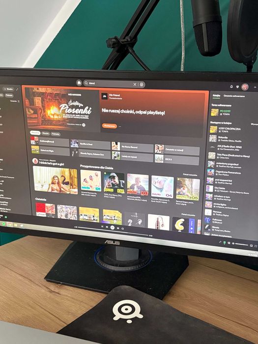 Monitor ASUS VG245 24 cale Full HD 75 Hz + zasilacz HDMI pudełko