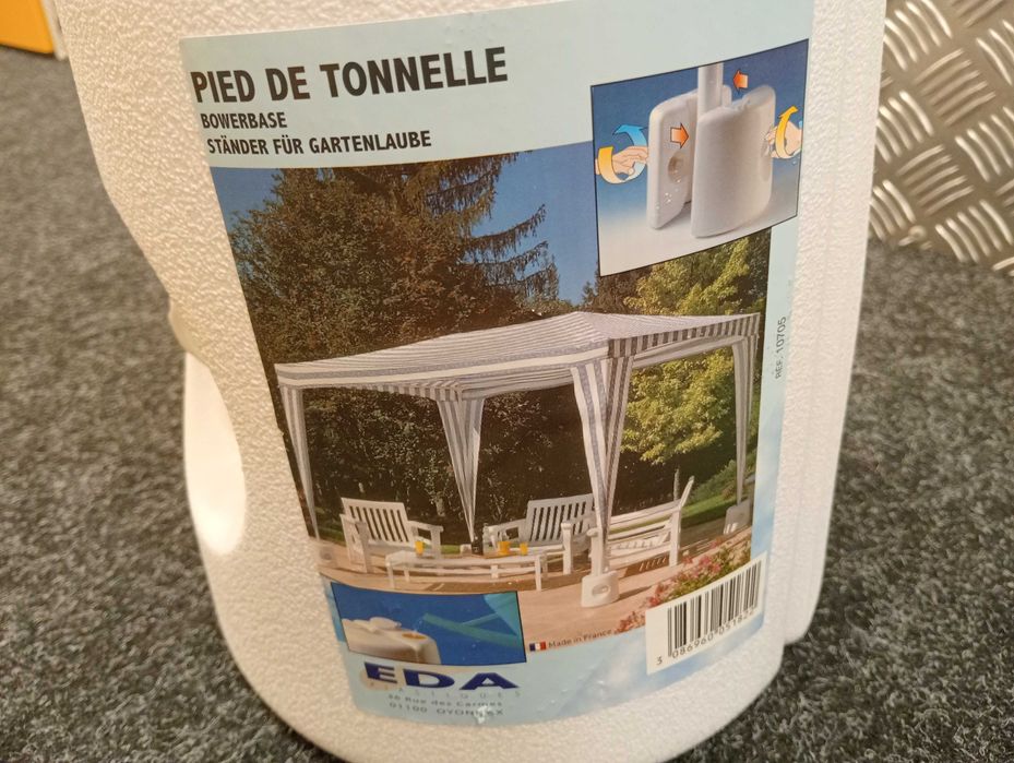 Toldo verde 3x3m com 4 bases - NOVO !