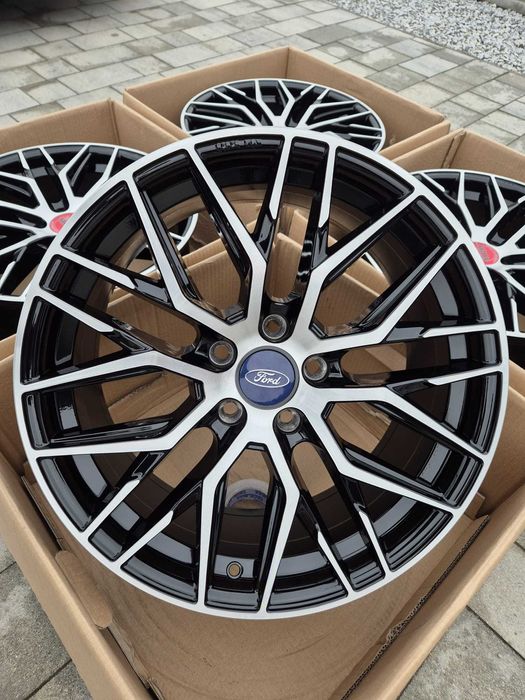 #RS4 Alufelgi R17 5x108 Ford Focus Mondeo Transit Nowe TPMS śruby
