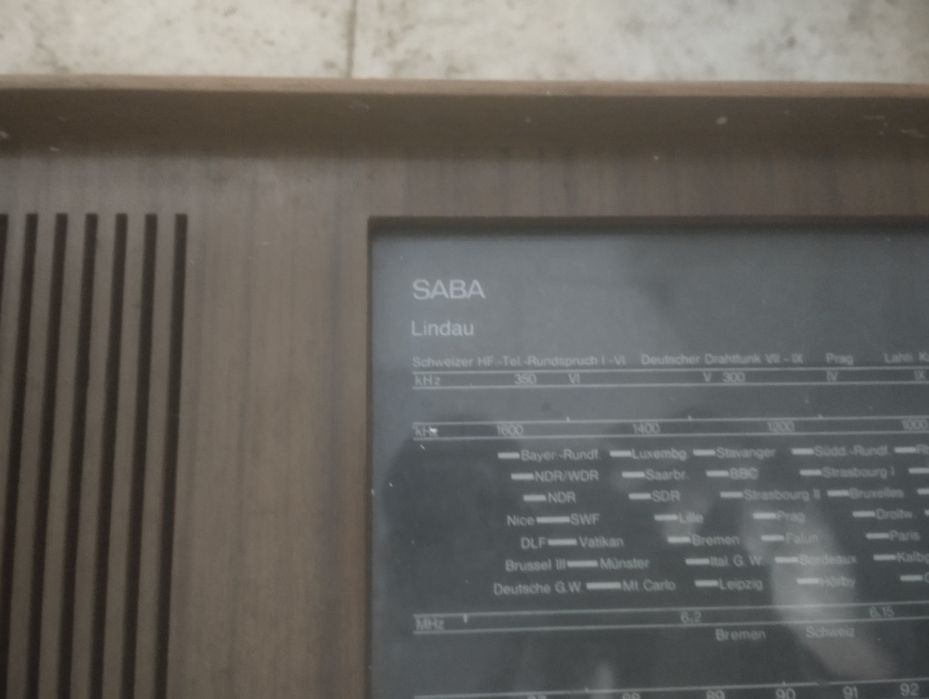 Radio válvulas a funcionar