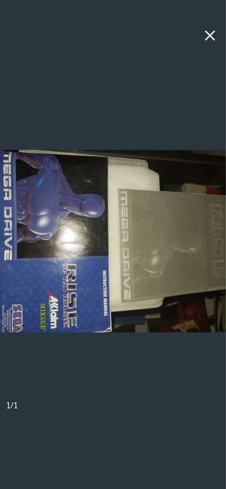 Manual jogo Mega Drive Rise of the Robots