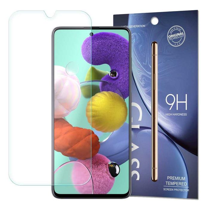 Etui Book Wallet Czerwone do Samsung Galaxy a51 5G + Szkło