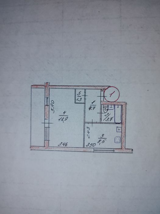 Продаж 1-но кімнатної квартири, Великий Луг