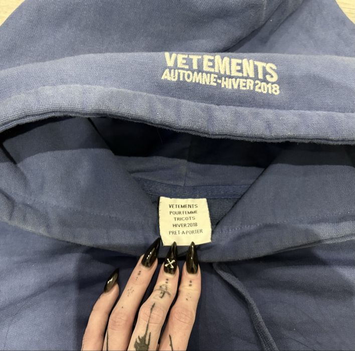 ветмо худи vetements Europe hoodie