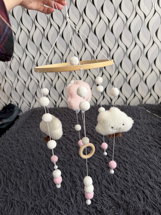 Подвесной колокольчик для кровати мобильный детский