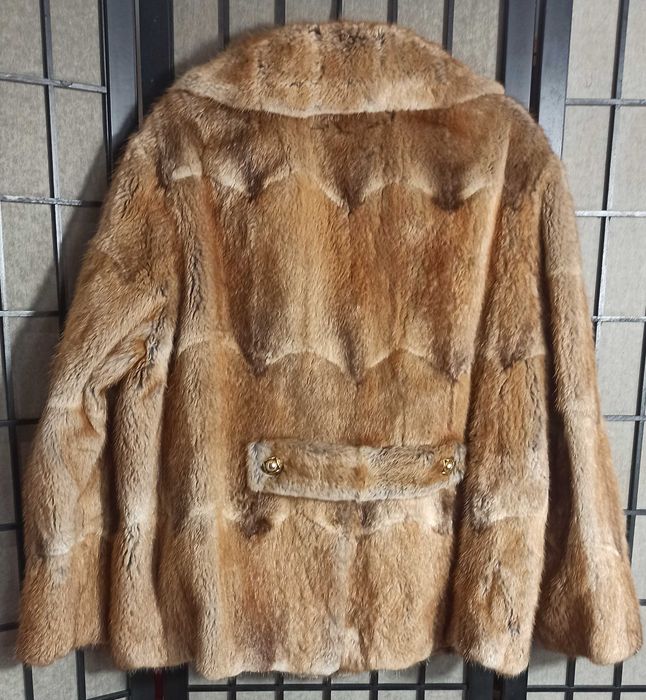 Futro naturalne z królika - rozmiar L