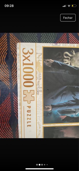 3 puzzles 1000 peças harry potter
