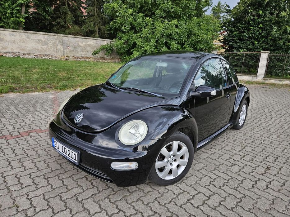 Volkswagen New Beetle 1.6 mpi 102KM 8v sprawna klimatyzacja alufelgi serwis FILM