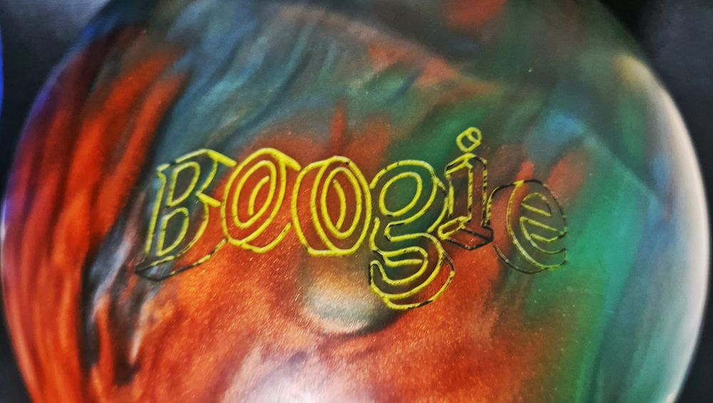 Bola de Bowling AMF Emerald Green multi color Boogie Series