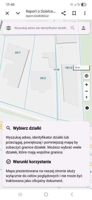 Działka inwestycyjna 760 m² z budynkiem do rozbiórki – ul. Polna