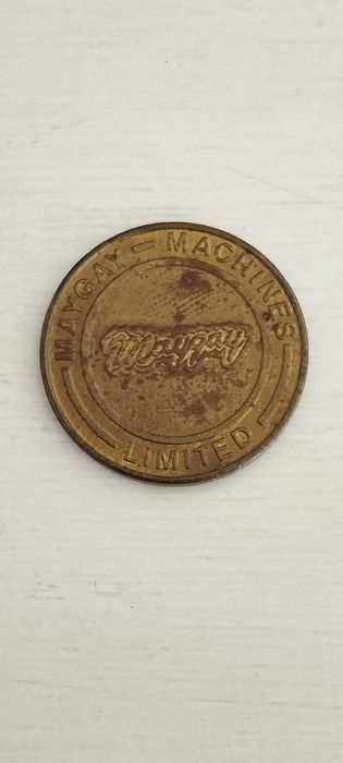 Moeda ficha de jogo Maygay Machines Ltd