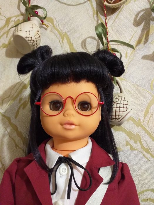 Кукла - лялька немецкая, ГДР, школьница, 60 см