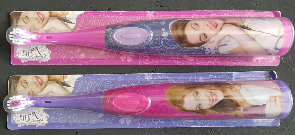 Escova de dentes a pilha infantil Disney temporizador de 2 minutos