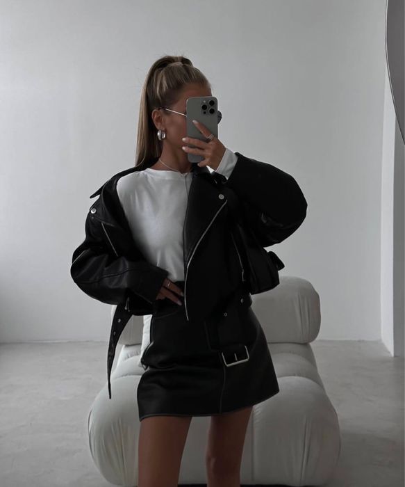 Косуха жіноча з еко шкіри