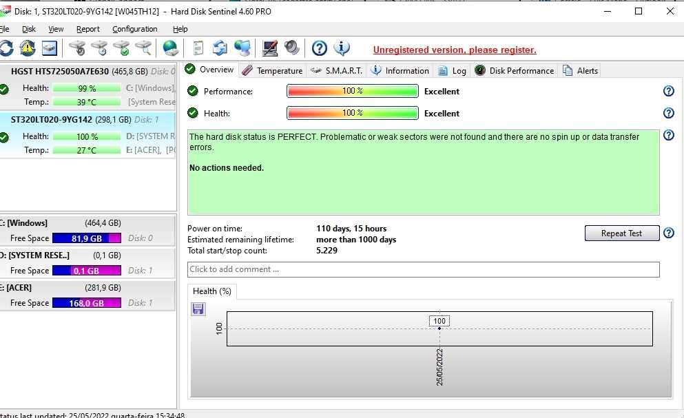 Vendo discos de portátil com muito pouco uso