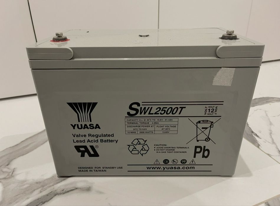 Акумуляторна батарея Yuasa SWL2500T AGM 12V 91,4Ah