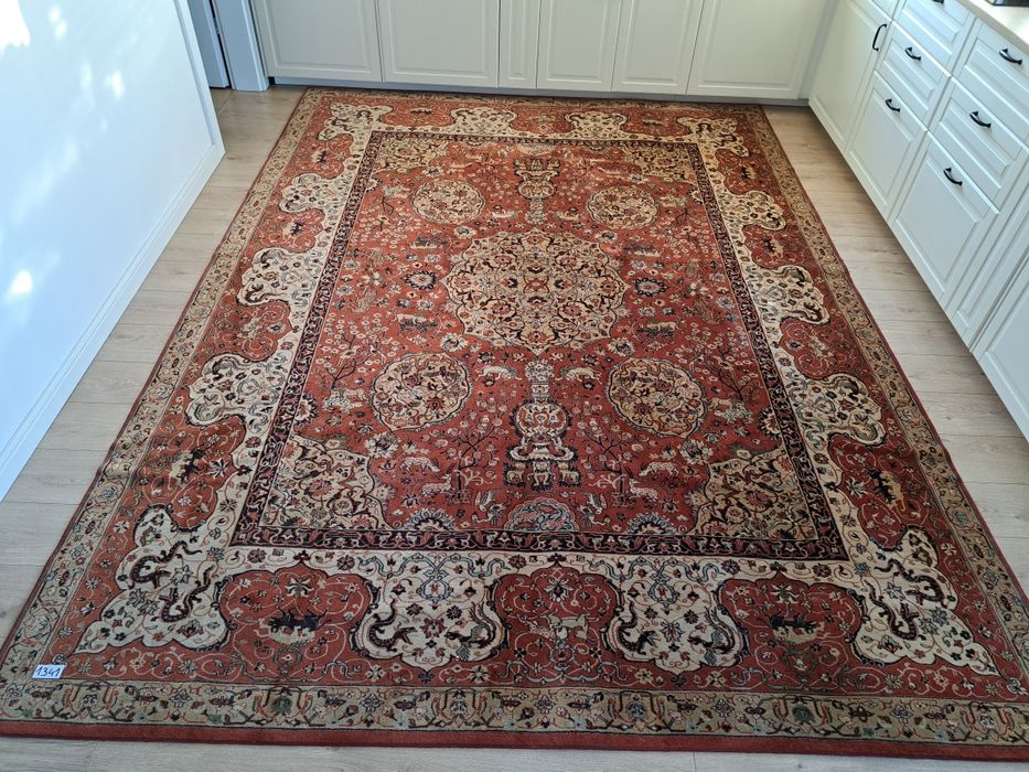 Przepiękny perski maszynowo tkany wełniany dywan 240x347cm nr 1341