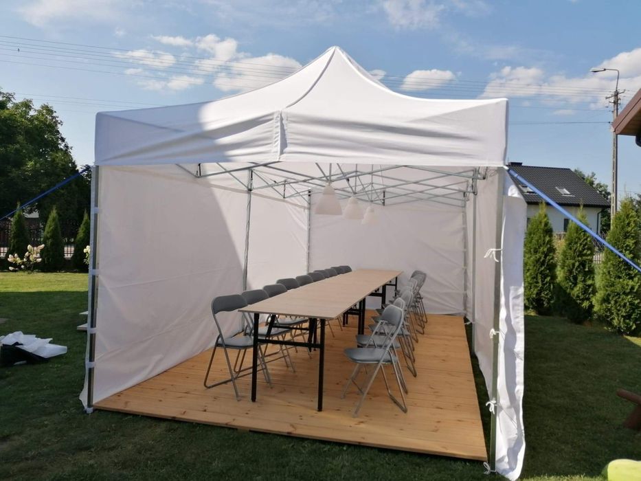 Namioty ogrodowe, wynajem namiotów imprezowych, stoły , krzesła...