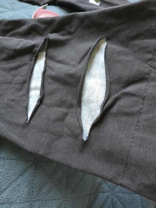 Getry, legginsy czarne z wycięciami rozm.152