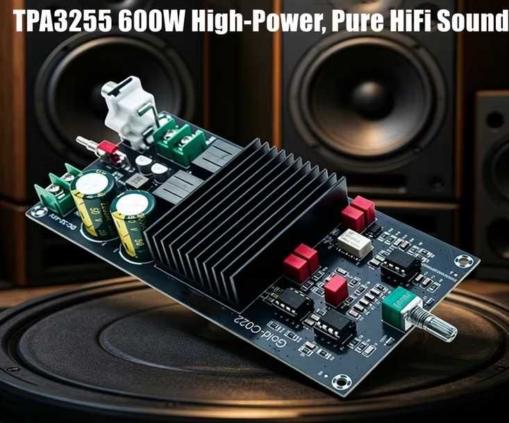TPA3255 600 Вт Subwoofer Одноканальний Hi-Fi класу D цифровий підсилювач 600W mono