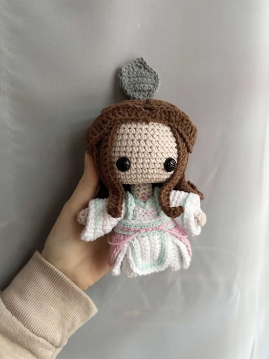 Crochet amigurumi handmade laleczka Shi Qinqxuan Windmaster – TGCF /Tian Guan Ci Fu / Hraven Officjals Blessing / Błogosławieństwo Niebios
