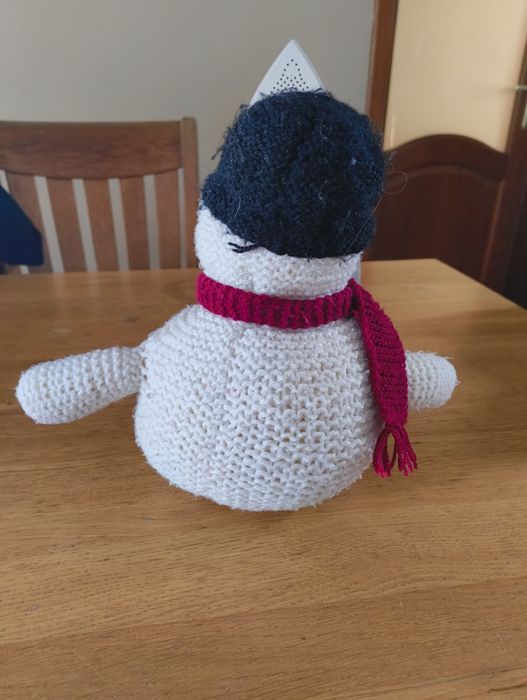 Bałwanek robiony na szydełku