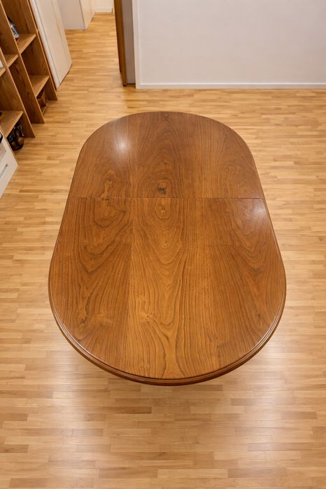 Mesa madeira castanho macica extensivel 160-200cm