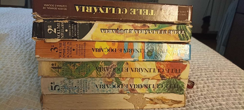 Livros/revistas Tele Culinária do Chefe António Silva