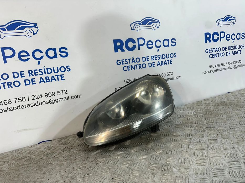 Otica Farol Esquerda Original Halogénio VW Volkswagen Golf 5 MK5 V