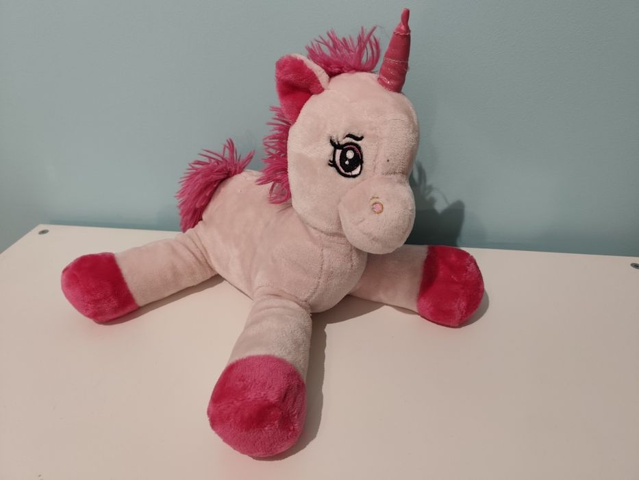 Jednorożec Unicorn - ZESTAW maskotka popit gra zręcznościowa