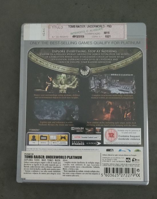 Conjunto Tomb Rider PS3