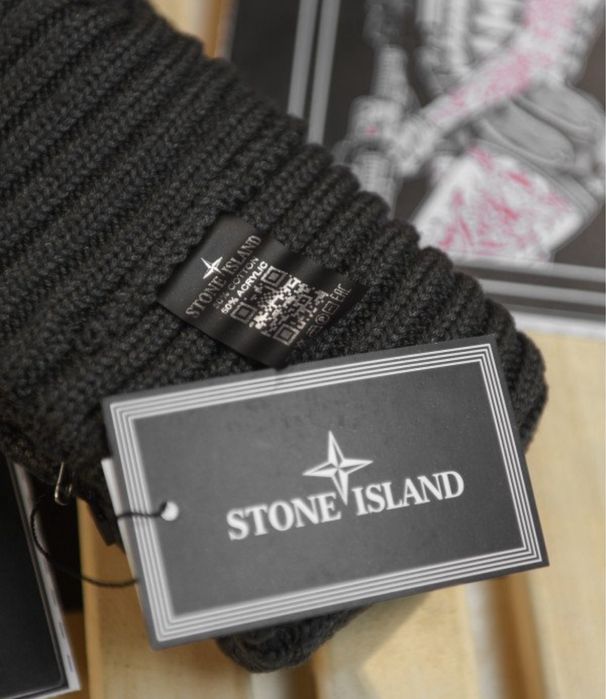 Шапка Stone Island Lux Шапка стон исланд черная