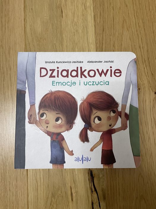 Dziadkowie emocje i uczucia ksiazeczka dla dzieci alulalu