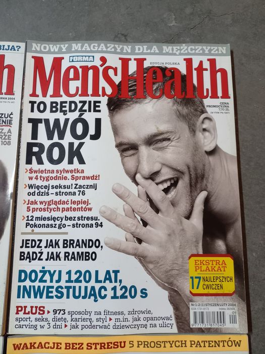 Men's Health czasopismo 6 egzemplarzy