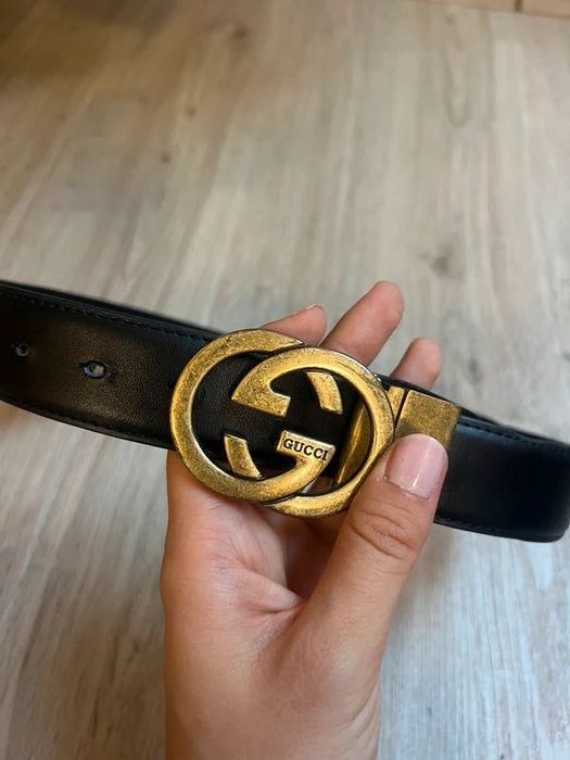 Pasek Gucci skórzany